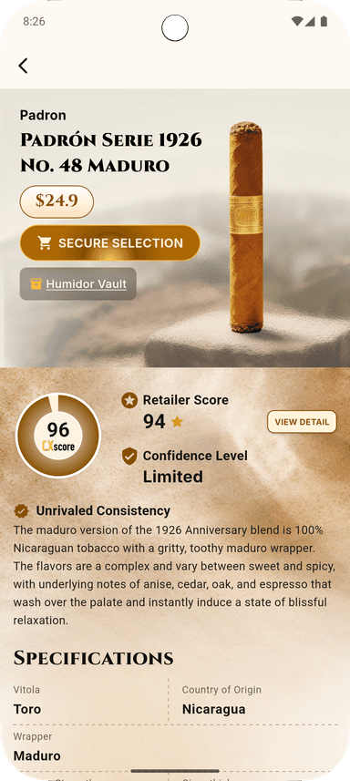 CIGARMETER — Cigar Discovery & Rating Platform screenshot 6