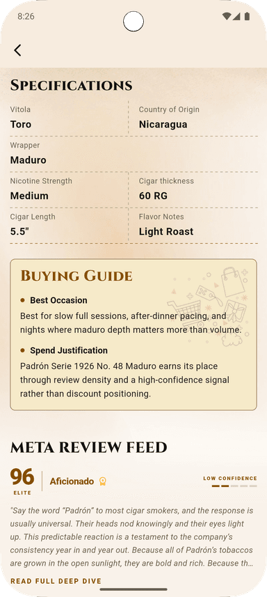 CIGARMETER — Cigar Discovery & Rating Platform screenshot 7