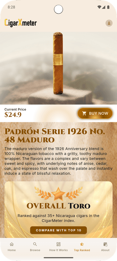 CIGARMETER — Cigar Discovery & Rating Platform screenshot 9