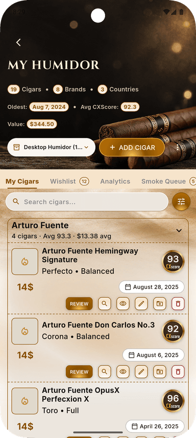 CIGARMETER — Cigar Discovery & Rating Platform screenshot 11
