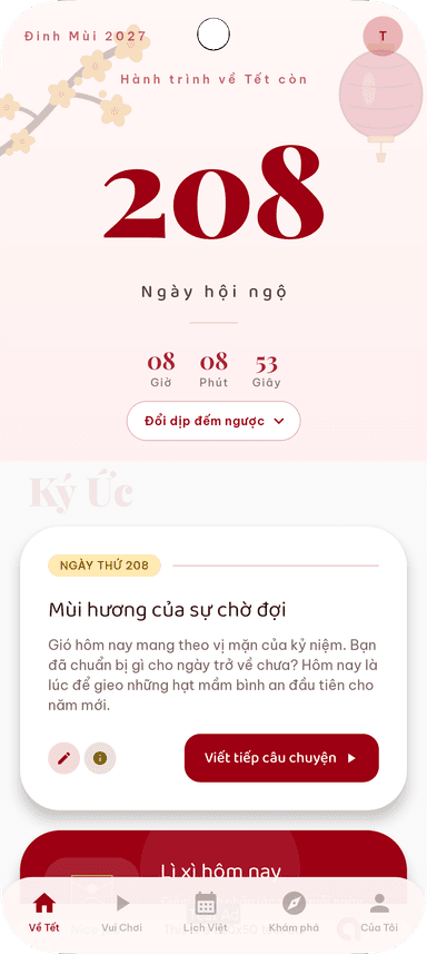 Tet Countdown screenshot 2