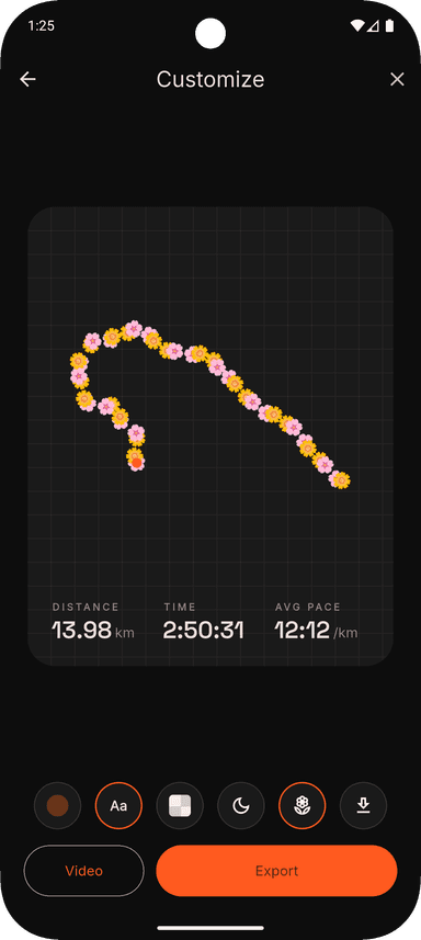 Yoloka — Run Route Art screenshot 1