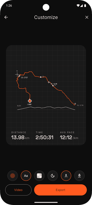 Yoloka — Run Route Art screenshot 2